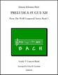 Prelude and Fugue 12 Concert Band sheet music cover